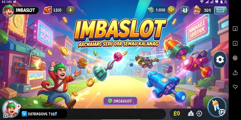 Tangkapan layar gameplay seru dari IMBASLOT di dalam dunia arcade.