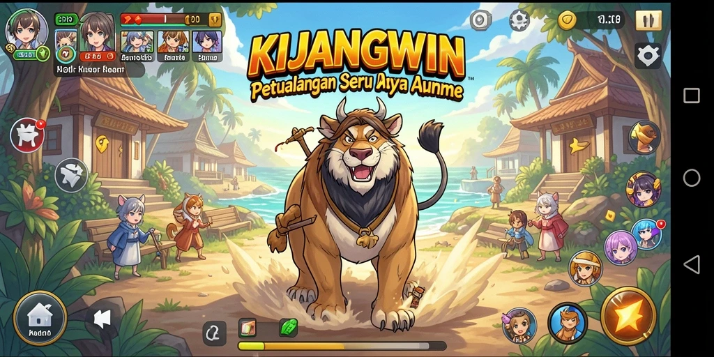 Tampilan gameplay yang memukau dari KIJANGWIN.