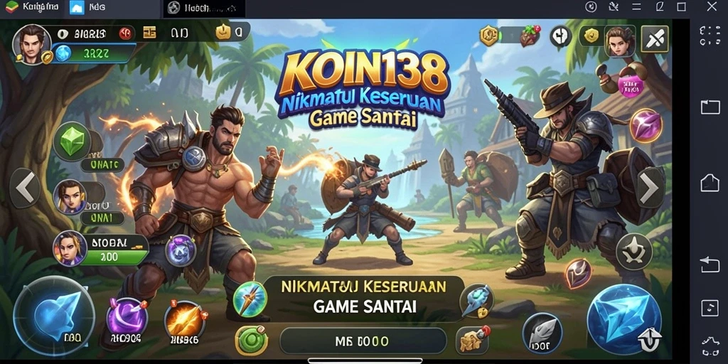 Tampilan gameplay KOIN138 yang menyenangkan dan interaktif.