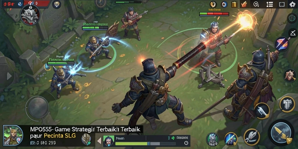 Tampilan gameplay seru dan strategi di MPO555.