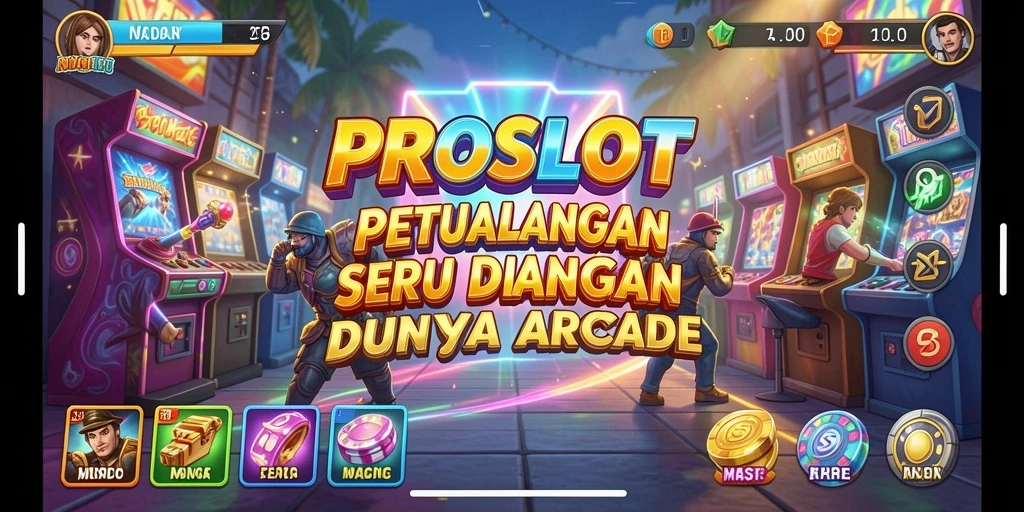 Tampilan screenshot PROSLOT menampilkan gameplay seru dan penuh warna.