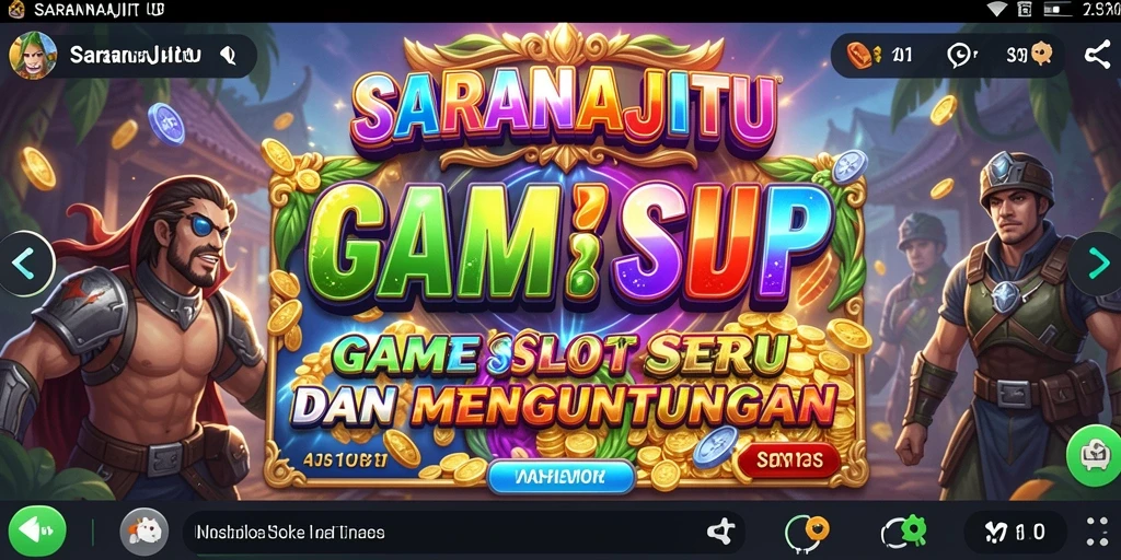 Tampilan menawan dari gameplay SARANAJITU yang mengasyikkan.